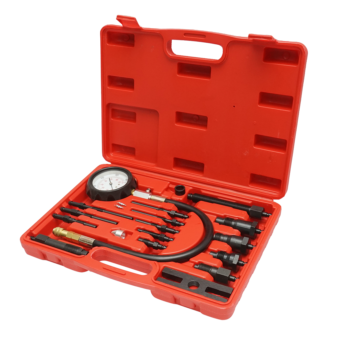 Trusa tester compresie motoare diesel camioane 0-70 bar Breckner Germany - imagine 2