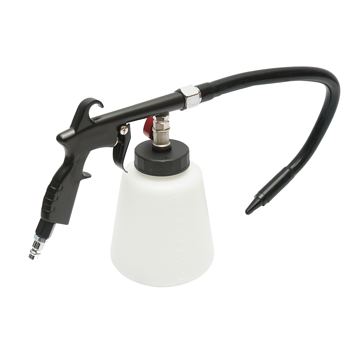 Pistol curatare interior cu aer comprimat tip Tornador, furtun flexibil, rezervor 1L - imagine 2