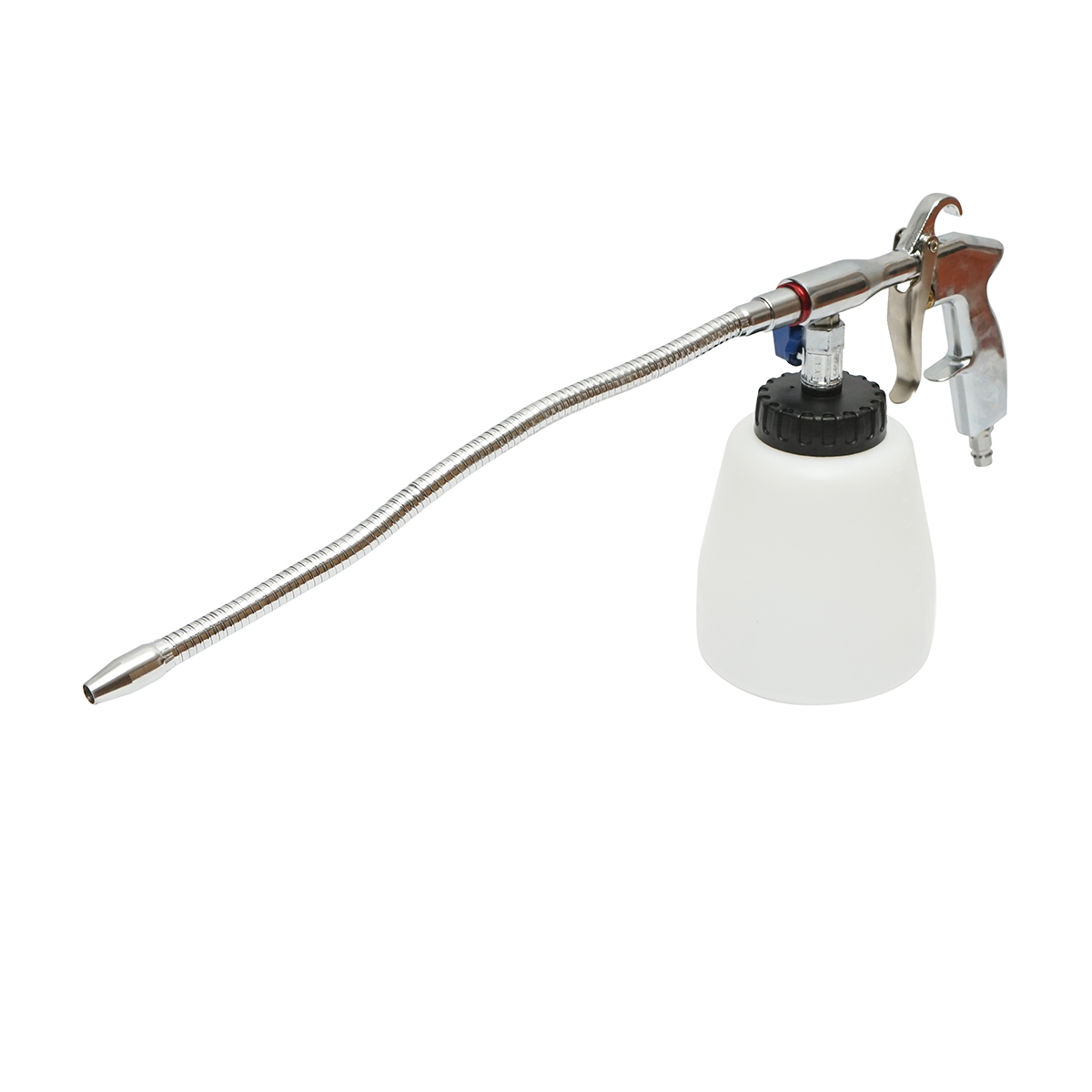 Pistol curatare motor cu aer comprimat tip Tornador, furtun metalic flexibil, rezervor 1L - imagine 3