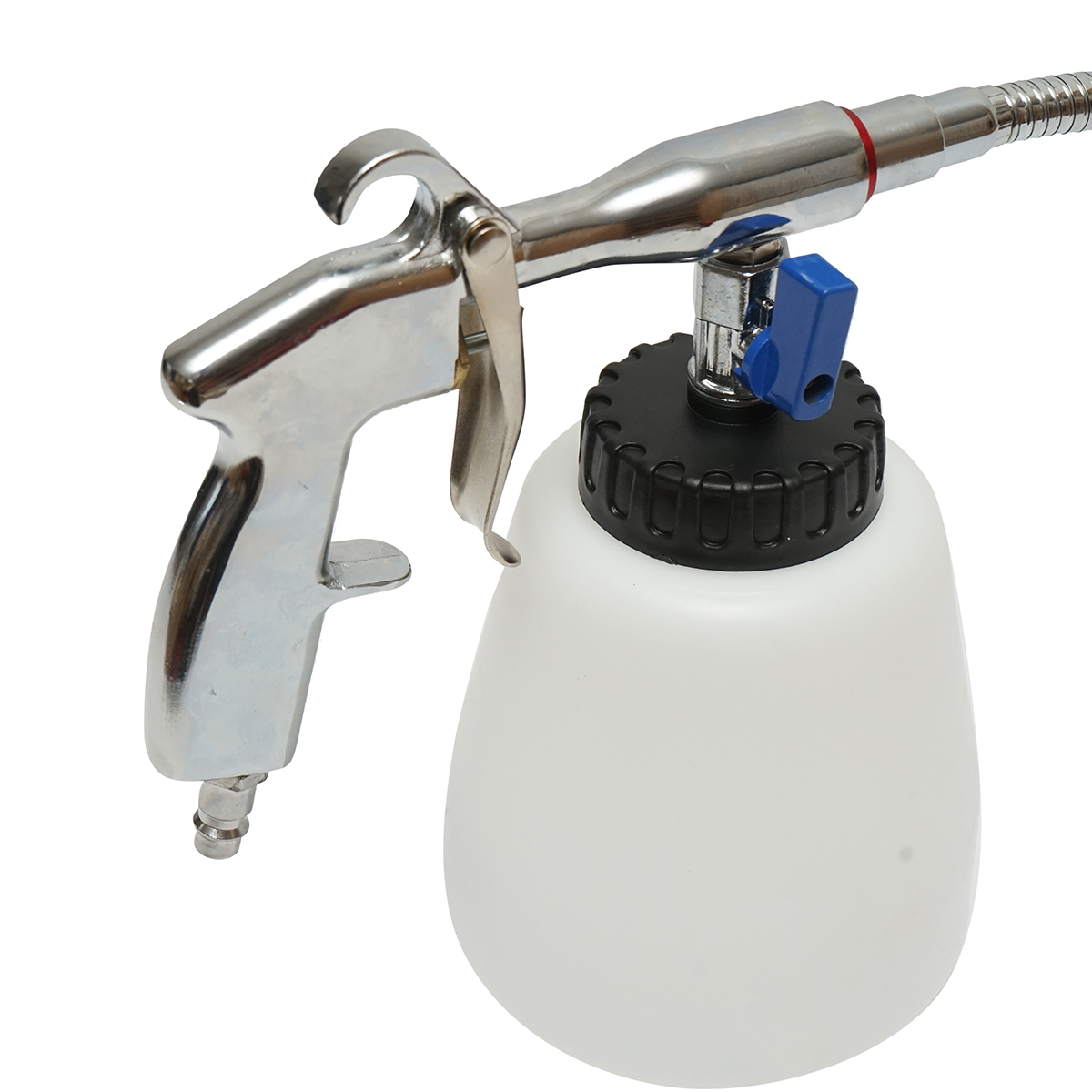 Pistol curatare motor cu aer comprimat tip Tornador, furtun metalic flexibil, rezervor 1L - imagine 5