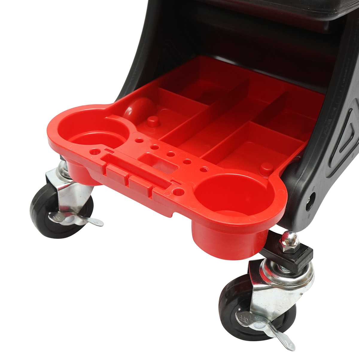 Scaun de lucru atelier cu spatiu depozitare multifunctional 64x33x26cm Breckner Germany - imagine 5