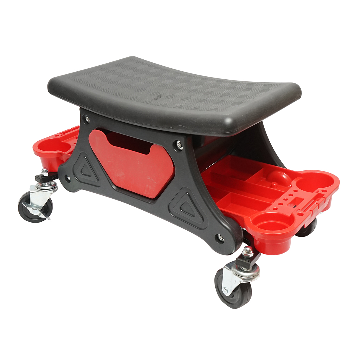 Scaun de lucru atelier cu spatiu depozitare multifunctional 64x33x26cm Breckner Germany - imagine 2