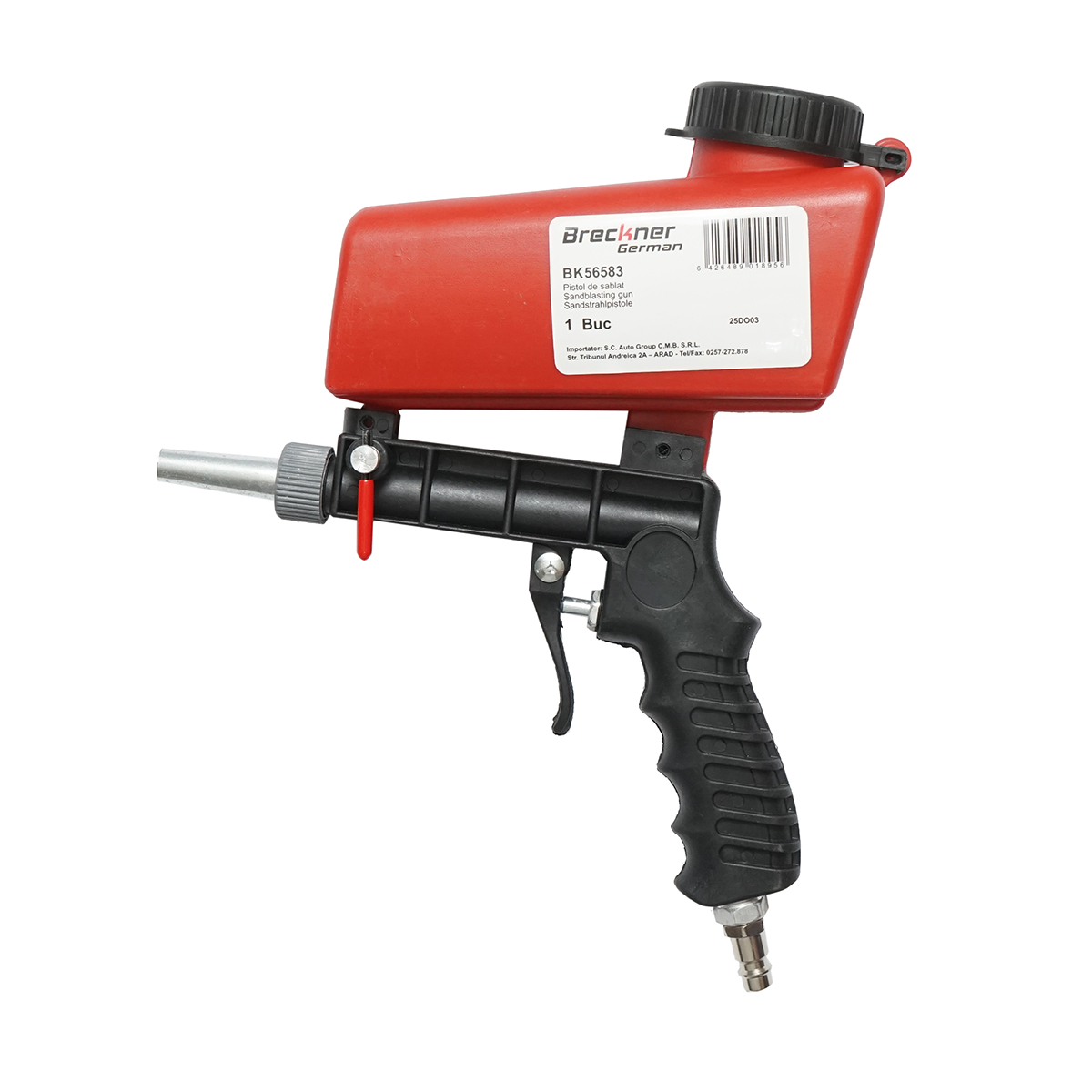 Pistol de sablat cu rezervor 600ml, cupla rapida 1/4