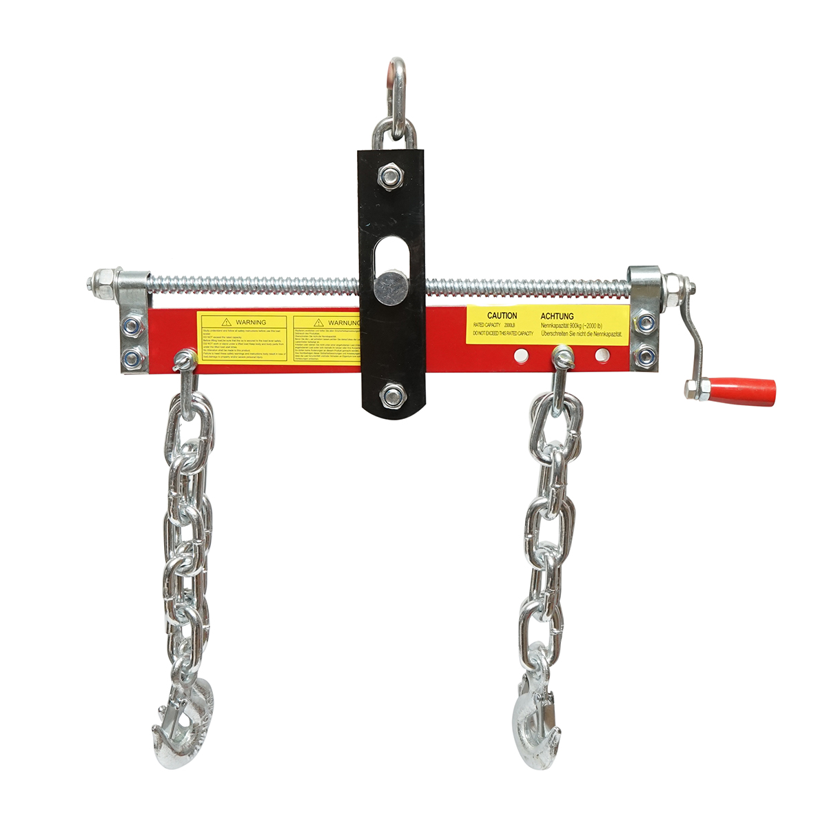 Dispozitiv suspendare motor cu lant si carlige 900Kg