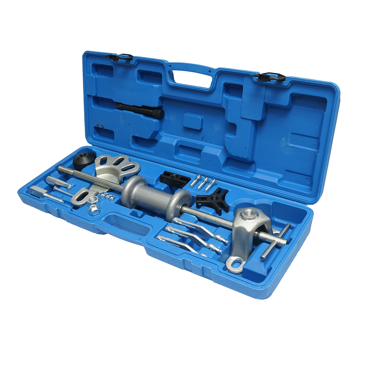 Trusa extractor butuc si rulment cu ciocan culisant 21 piese Breckner Germany - imagine 2