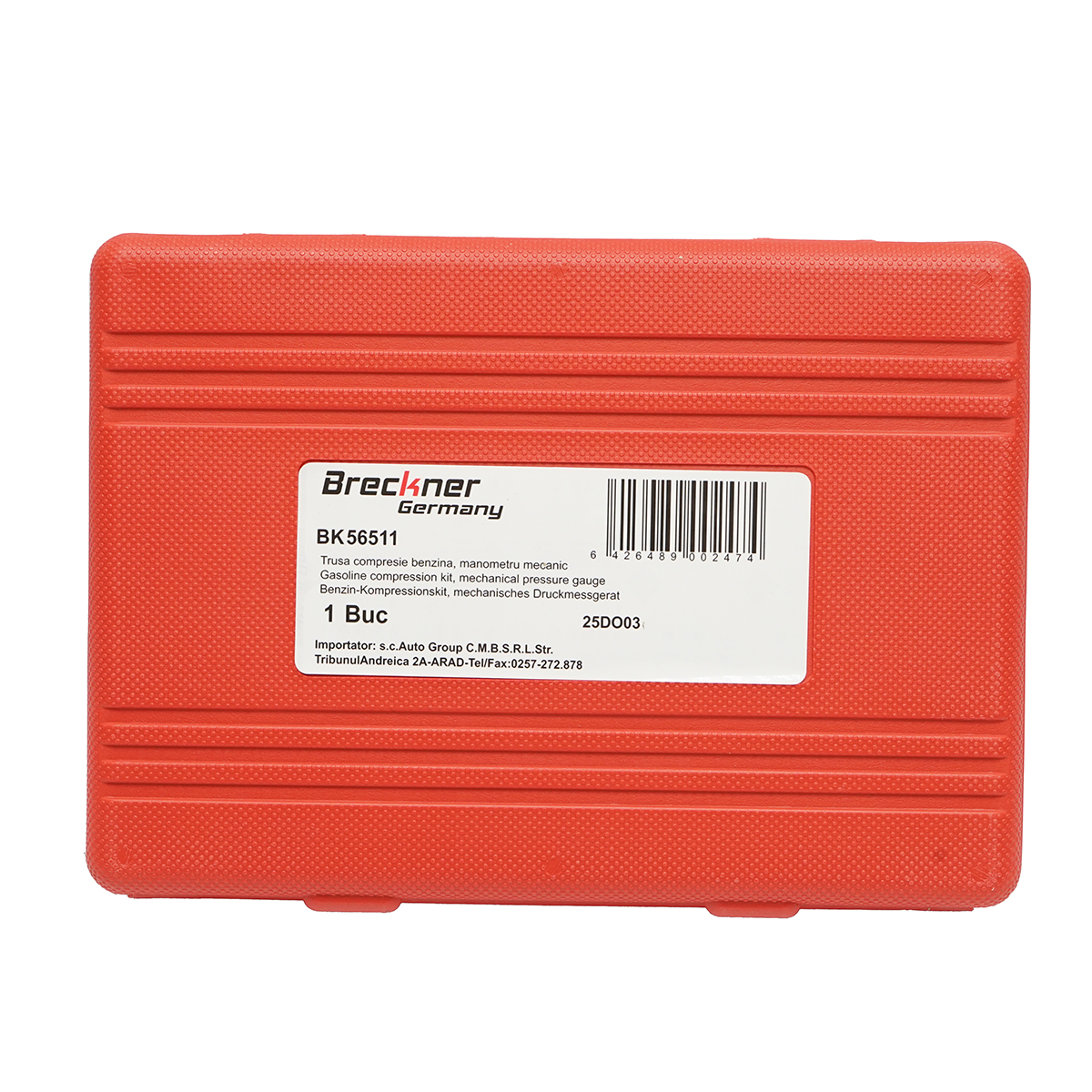 Trusa tester compresie motoare benzina cu manometru mecanic 0-20 bar Breckner Germany - imagine 5