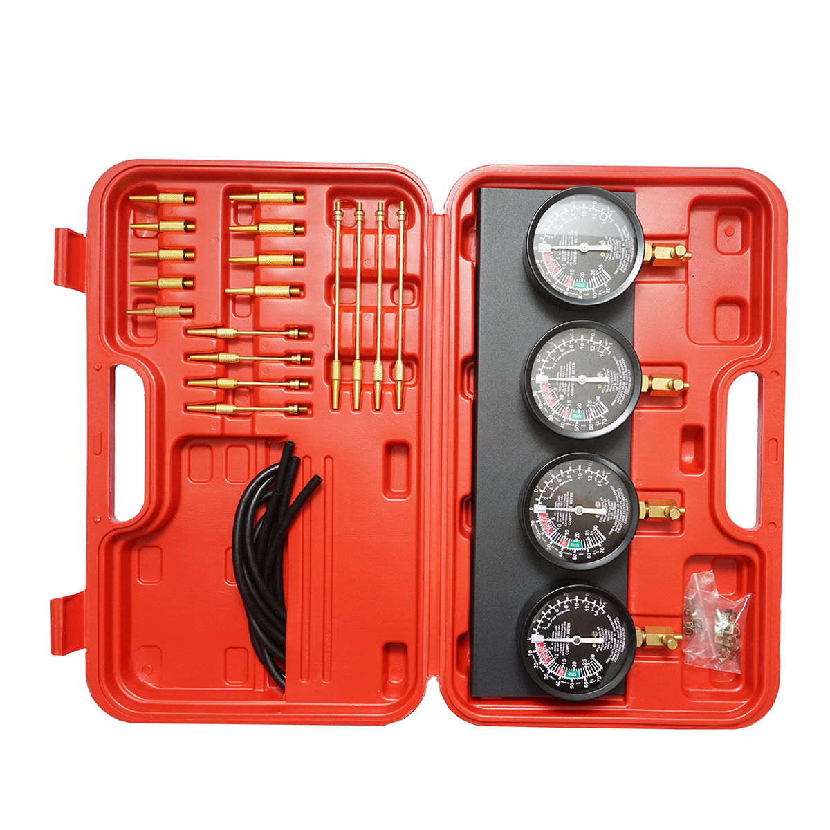 Trusa sincronizare injectie, carburatoare cu 4 manometre si adaptoare Breckner Germany - imagine 3