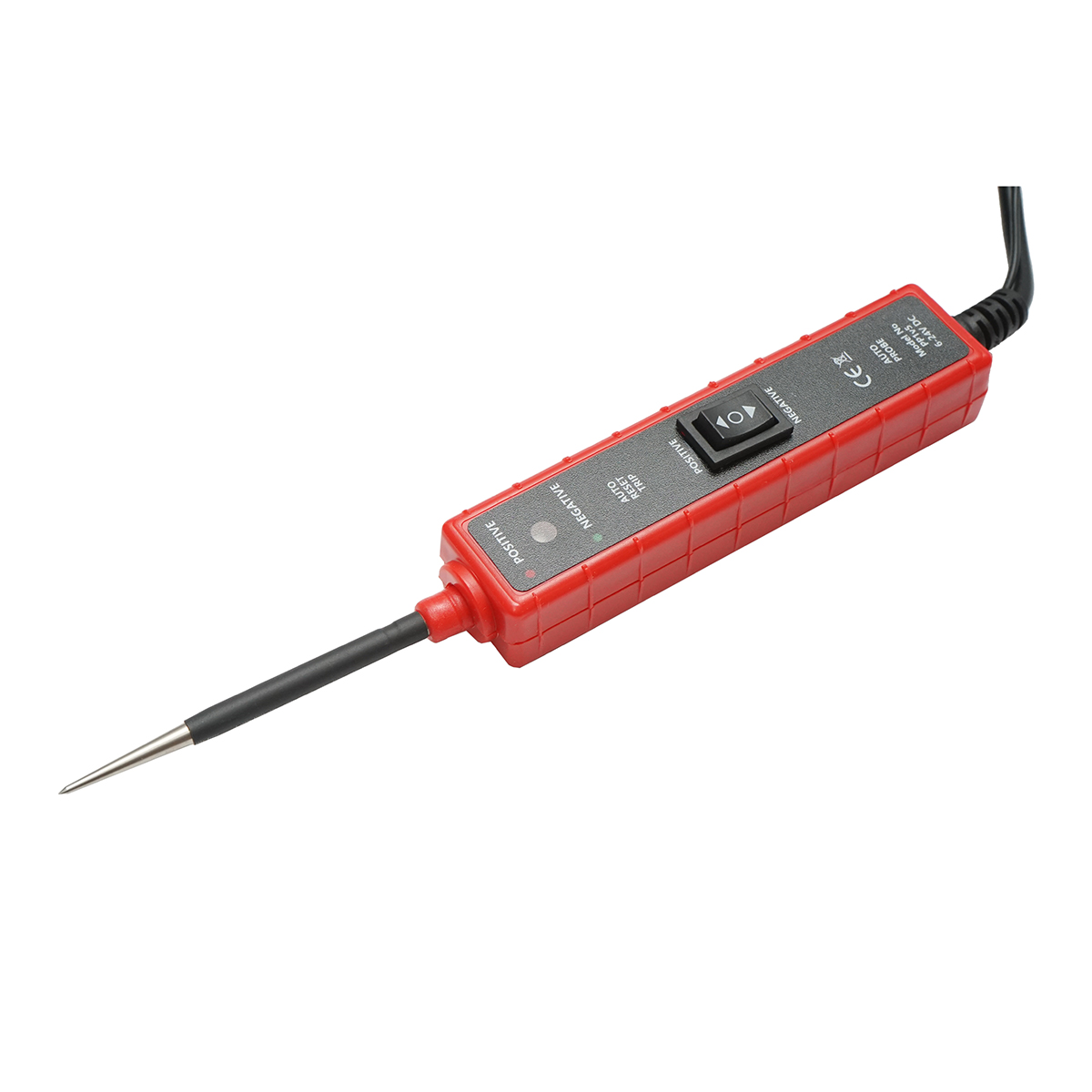 Tester tensiune circuite electrice 6V-24V DC, protectie supracurent 7A, cablu 4m Breckner Germany - imagine 3