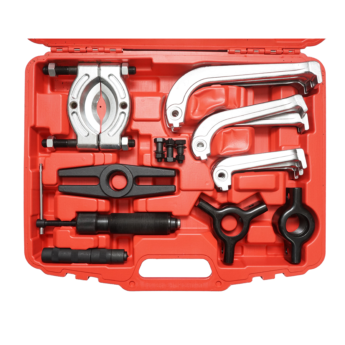 Trusa presa extractor rulmenti si fulii cu 3 brate, piston hidraulic 10 tone Breckner Germany - imagine 4