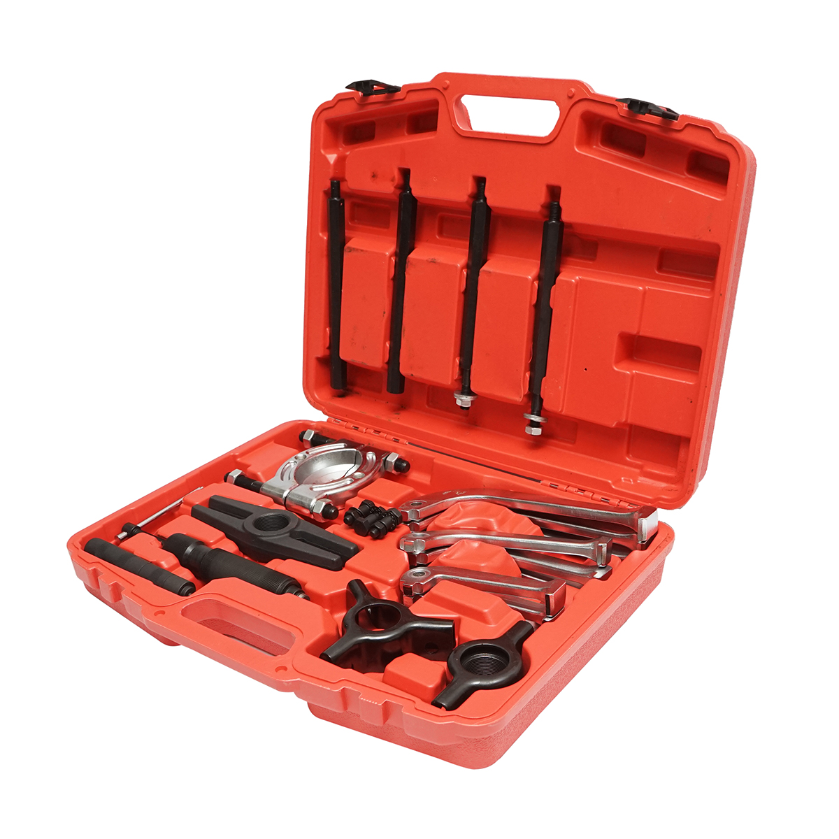 Trusa presa extractor rulmenti si fulii cu 3 brate, piston hidraulic 10 tone Breckner Germany - imagine 2