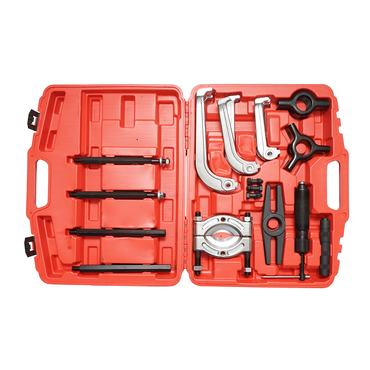 Trusa presa extractor rulmenti si fulii cu 3 brate, piston hidraulic 10 tone Breckner Germany - imagine 3