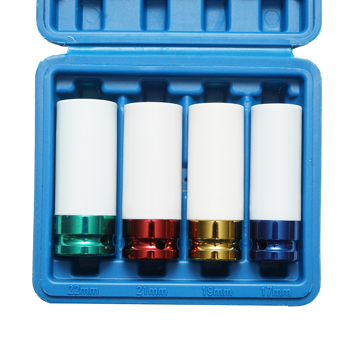 Trusa chei prezoane roti de impact cu protectie jante 17mm, 19mm, 21mm, 22mm, patrat 1/2 inch Breckner Germany - imagine 3