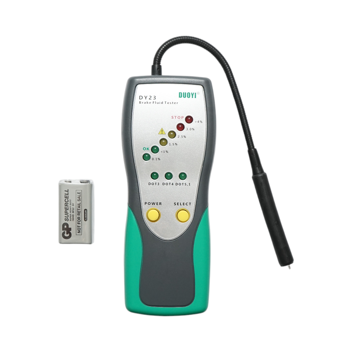 Tester lichid frana DOT3, DOT4, DOT5.1 cu afisaj LED Breckner Germany
