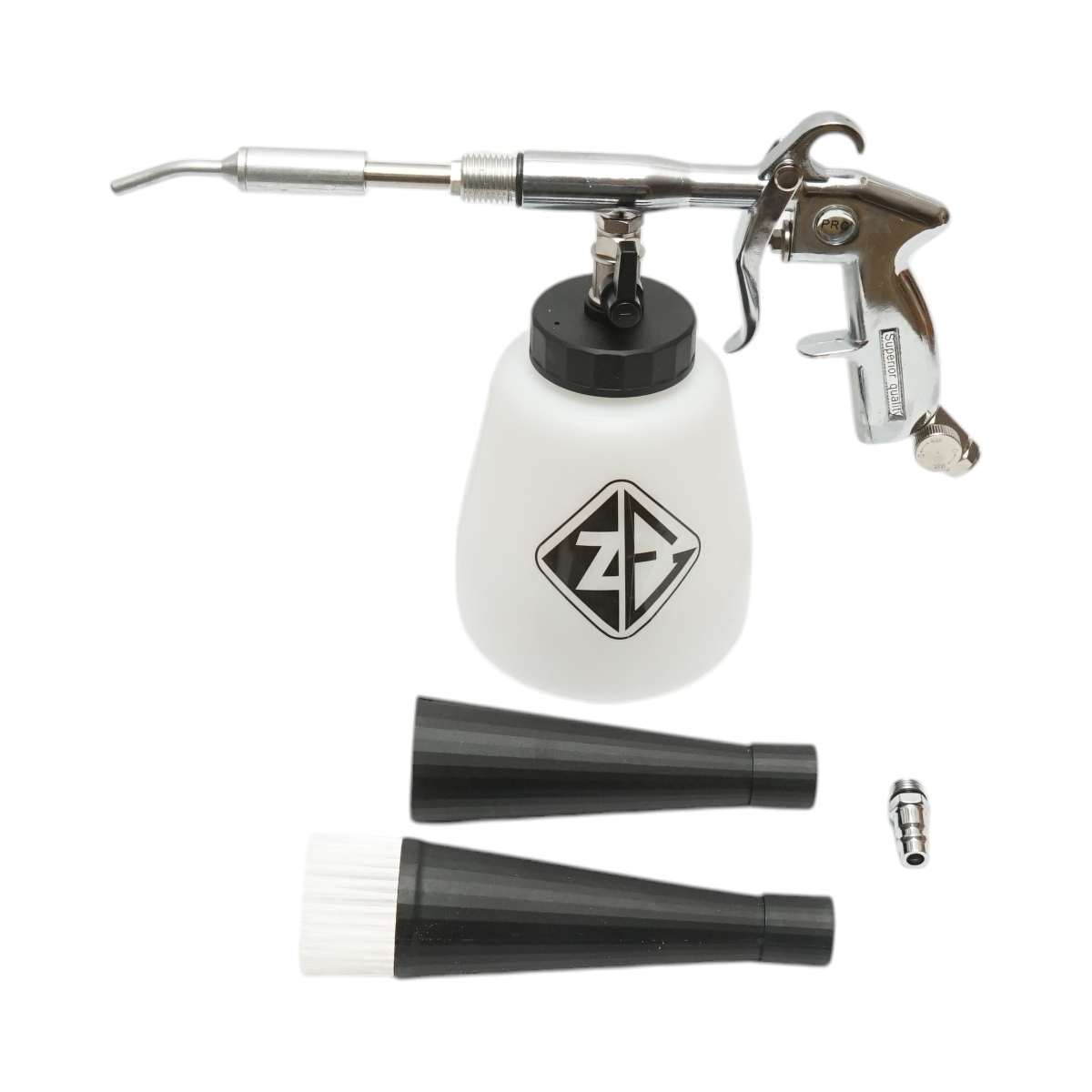 Pistol Tornador curatare interior cu presiune, duza cu rulment si rezervor 1L Breckner Germany - imagine 3