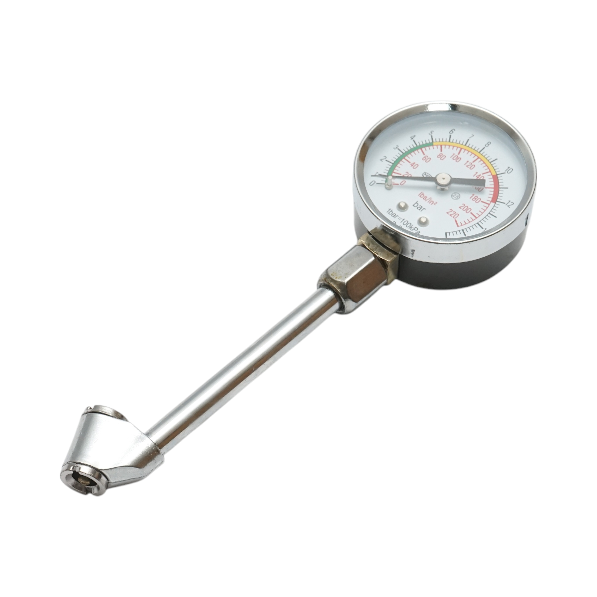 Manometru presiune anvelope analog cap dublu 0-16 bar Breckner Germany - imagine 3