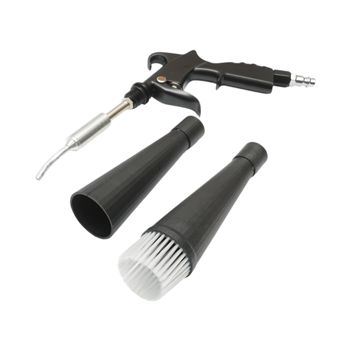 Pistol detailing interior Tornador pneumatic cu rulment, 2 duze interschimbabile Breckner Germany - imagine 2