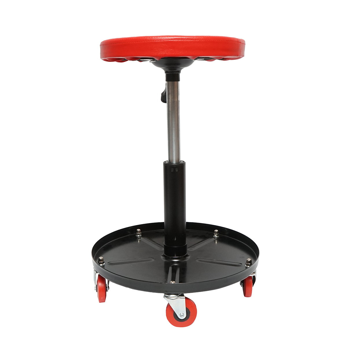 Scaun atelier rotund cu roti si spatiu depozitare, reglabil pe inaltime Breckner Germany - imagine 2