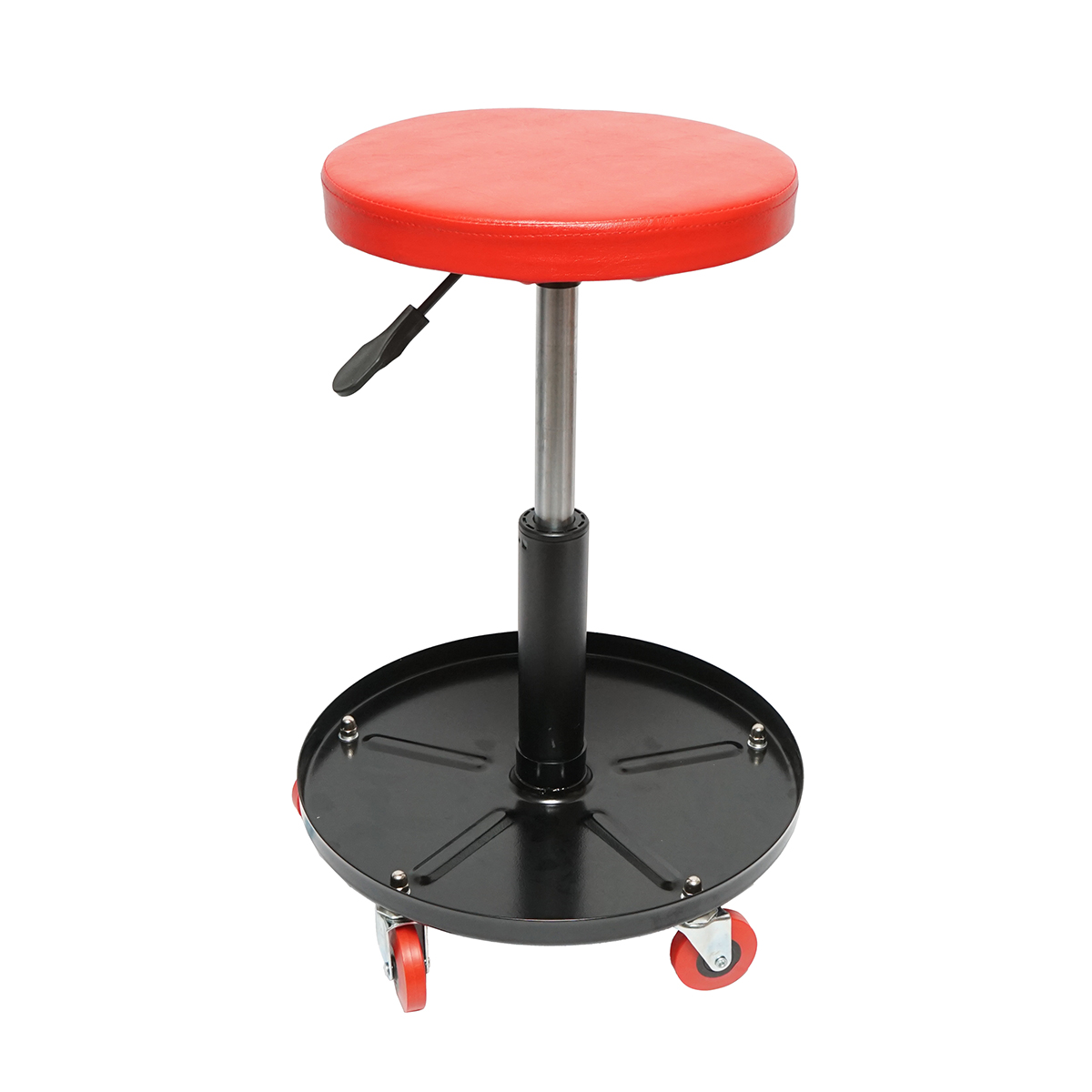 Scaun atelier rotund cu roti si spatiu depozitare, reglabil pe inaltime Breckner Germany