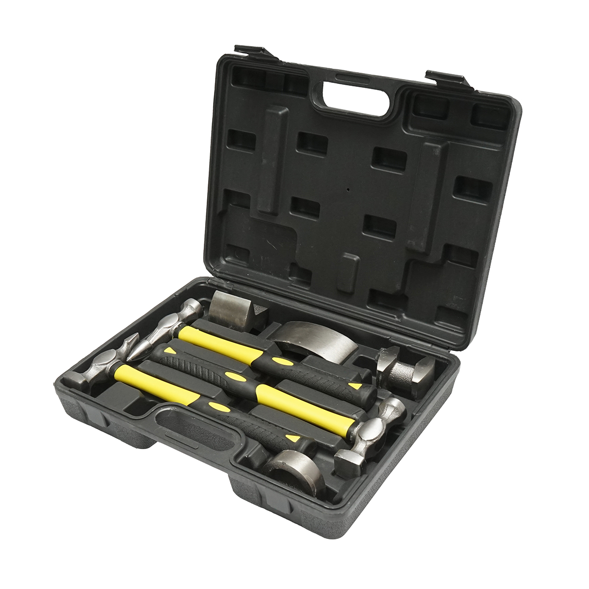 Trusa tinichigerie auto cu ciocane si nicovale 7 piese Breckner Germany - imagine 2