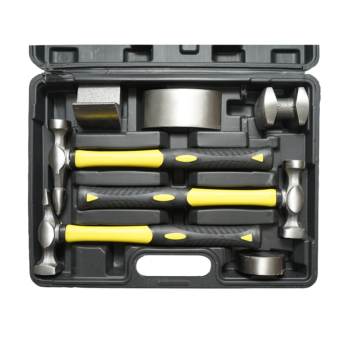 Trusa tinichigerie auto cu ciocane si nicovale 7 piese Breckner Germany - imagine 3