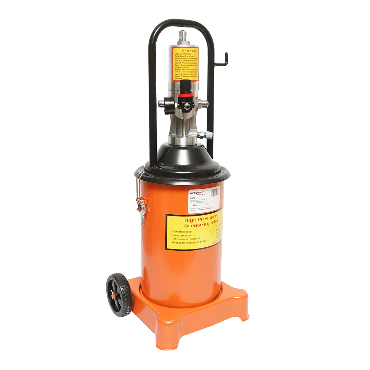 Pompa pneumatica pentru gresat 12L Breckner Germany - imagine 4