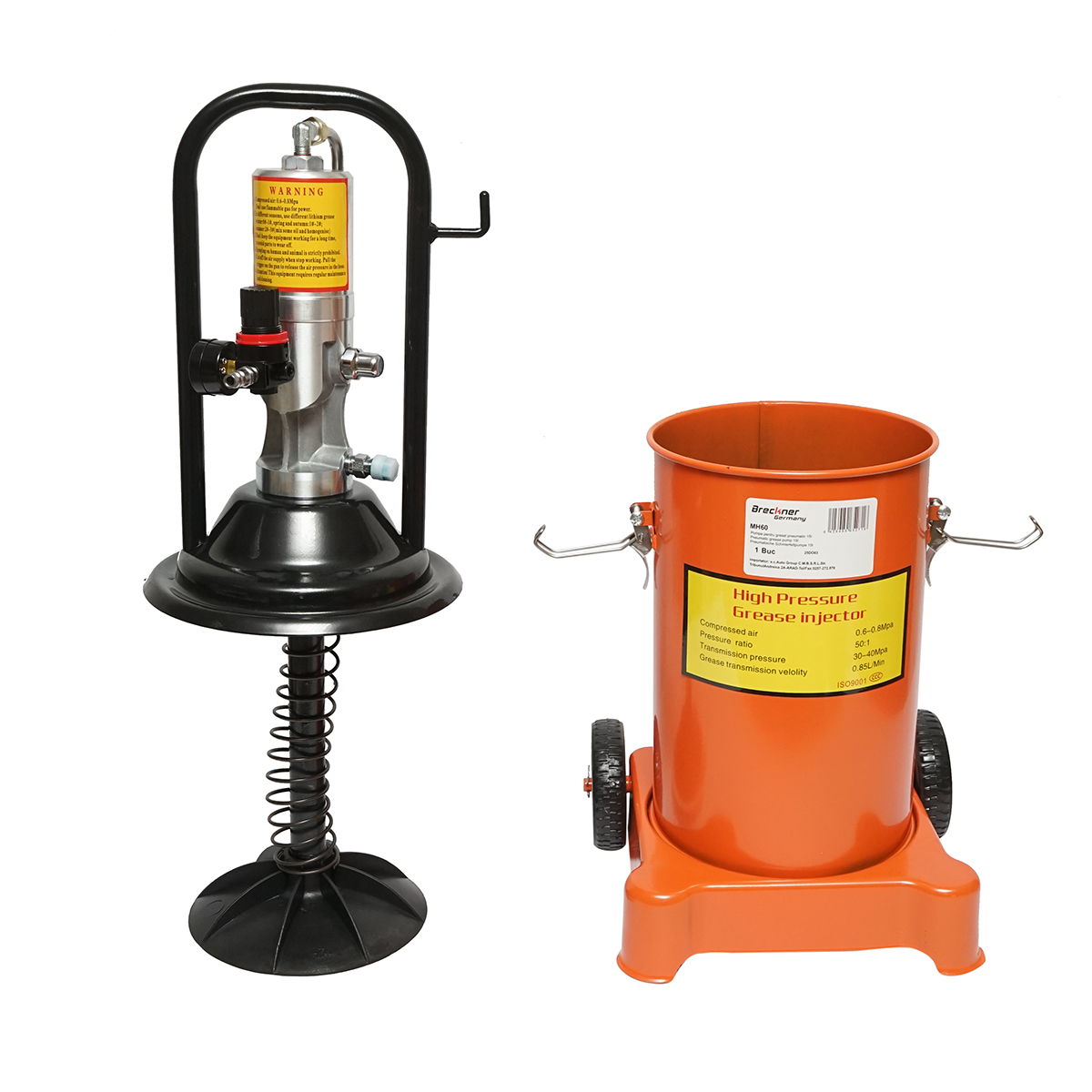 Pompa pneumatica pentru gresat 12L Breckner Germany - imagine 3