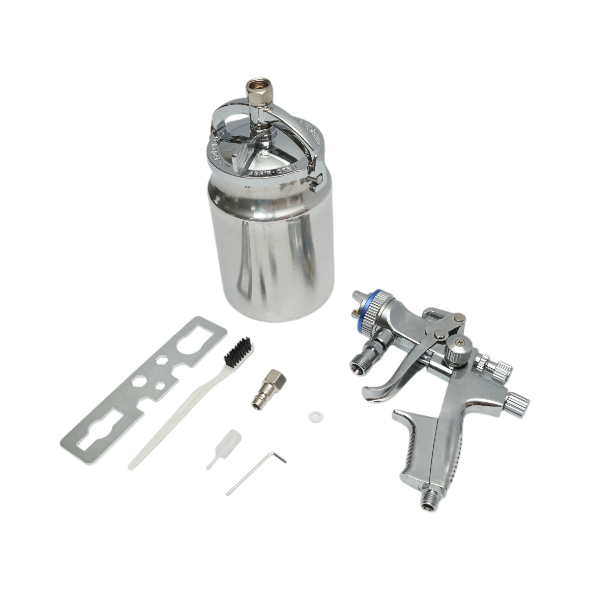 Pistol de vopsit cu aer comprimat 1000ml, duza 1.4mm, debit 200ml/min, presiune max. 4 bar Breckner Germany - imagine 4
