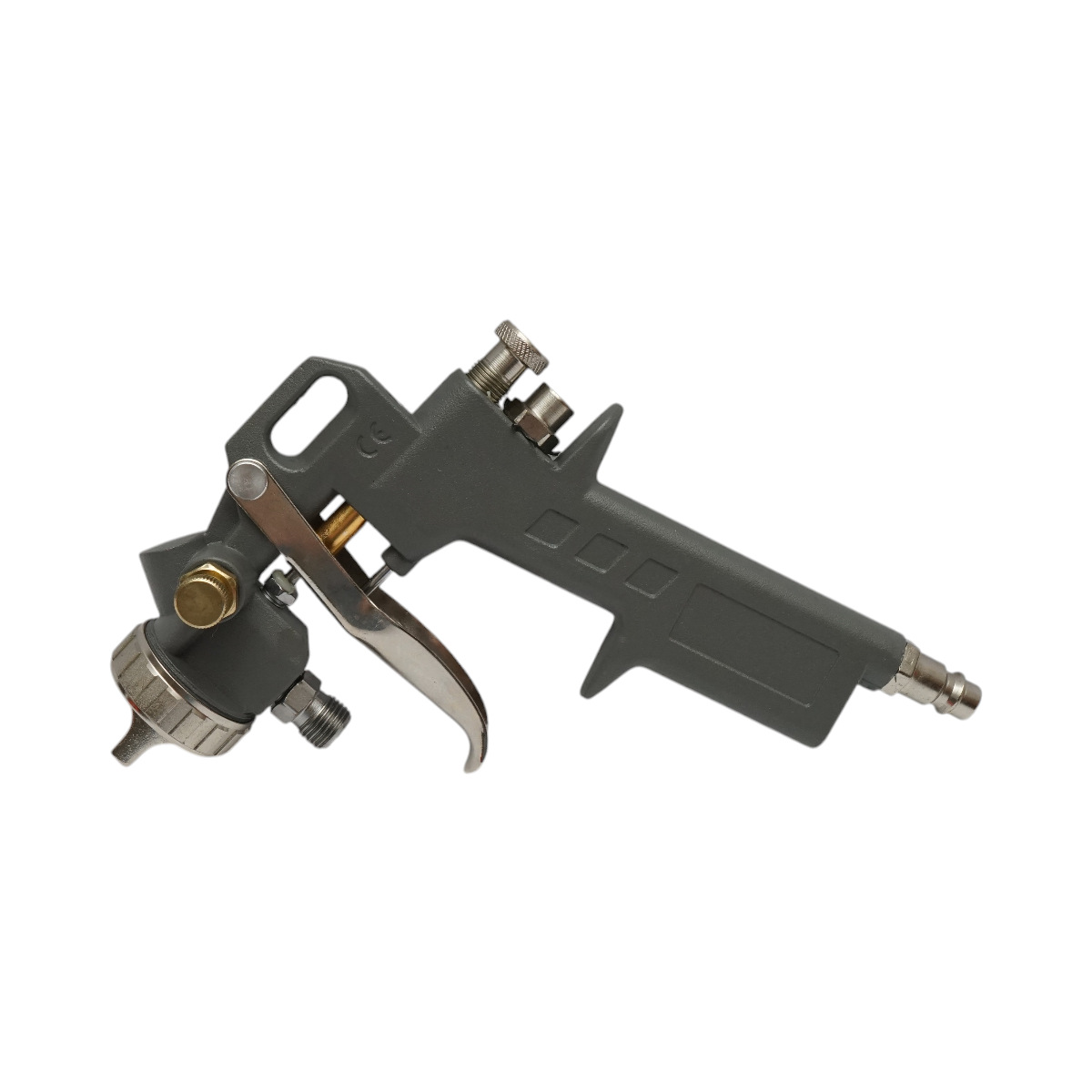 Set 5 piese aer comprimat cu furtun spiralat 5m, pistol spalat, vopsit, umflat si suflat aer Breckner Germany - imagine 4