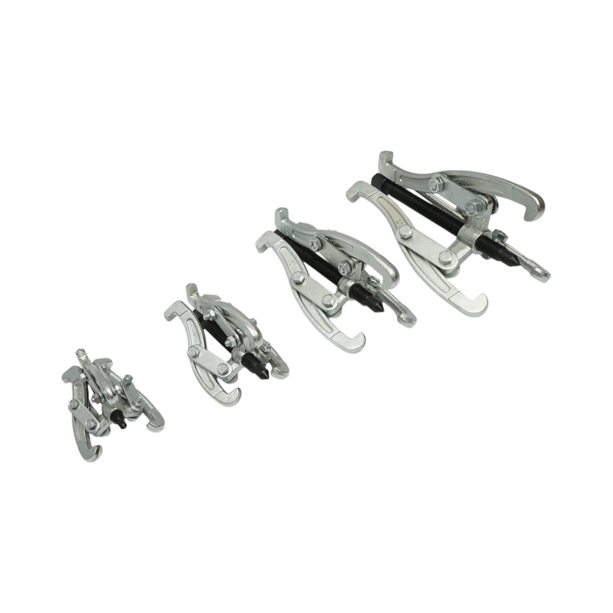 Set 4 extractoare rulmenti cu 3 brate 75mm, 100mm, 150mm, 200mm - imagine 3