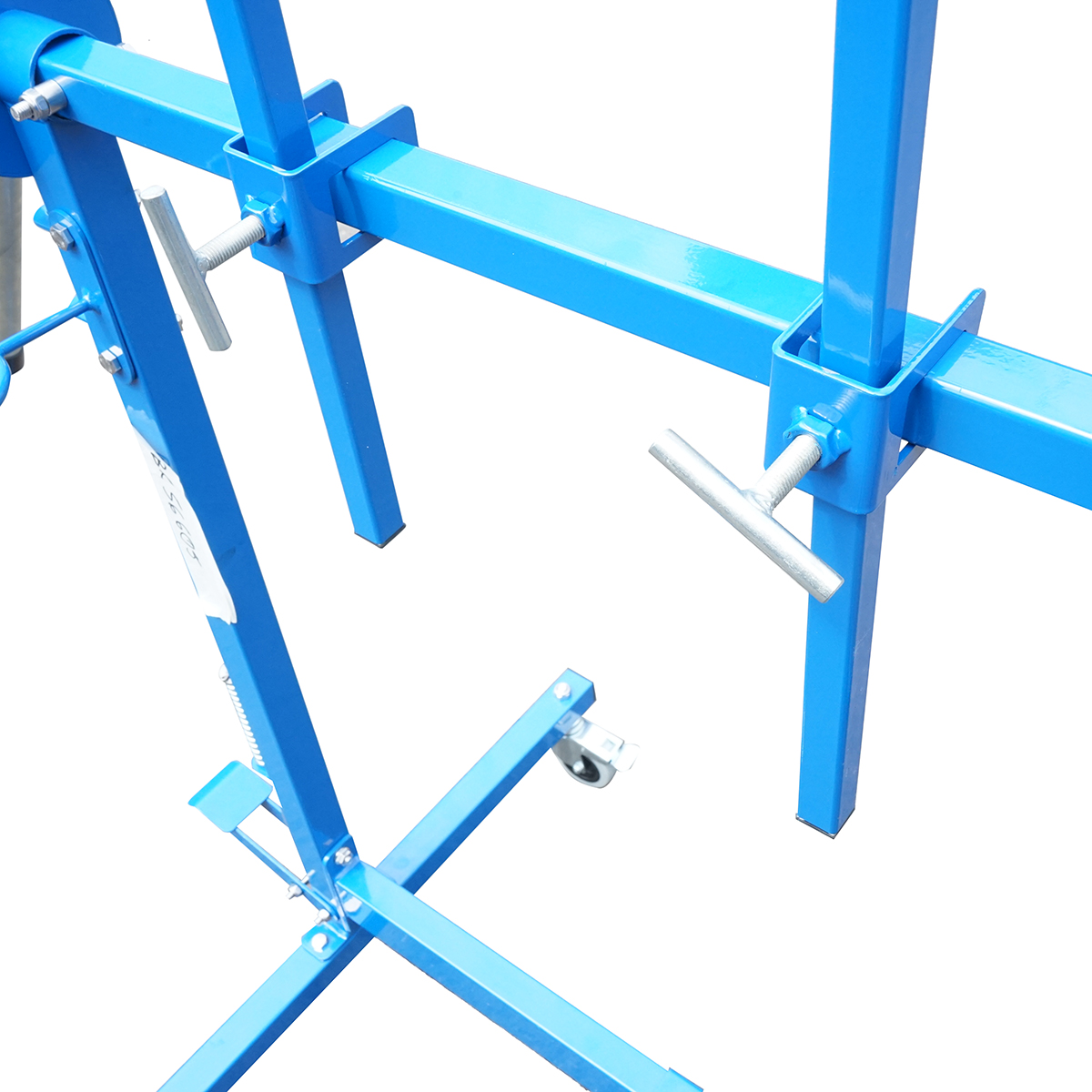 Stand rotativ mobil vopsire elemente caroserie auto cu 6 brate reglabile - imagine 4