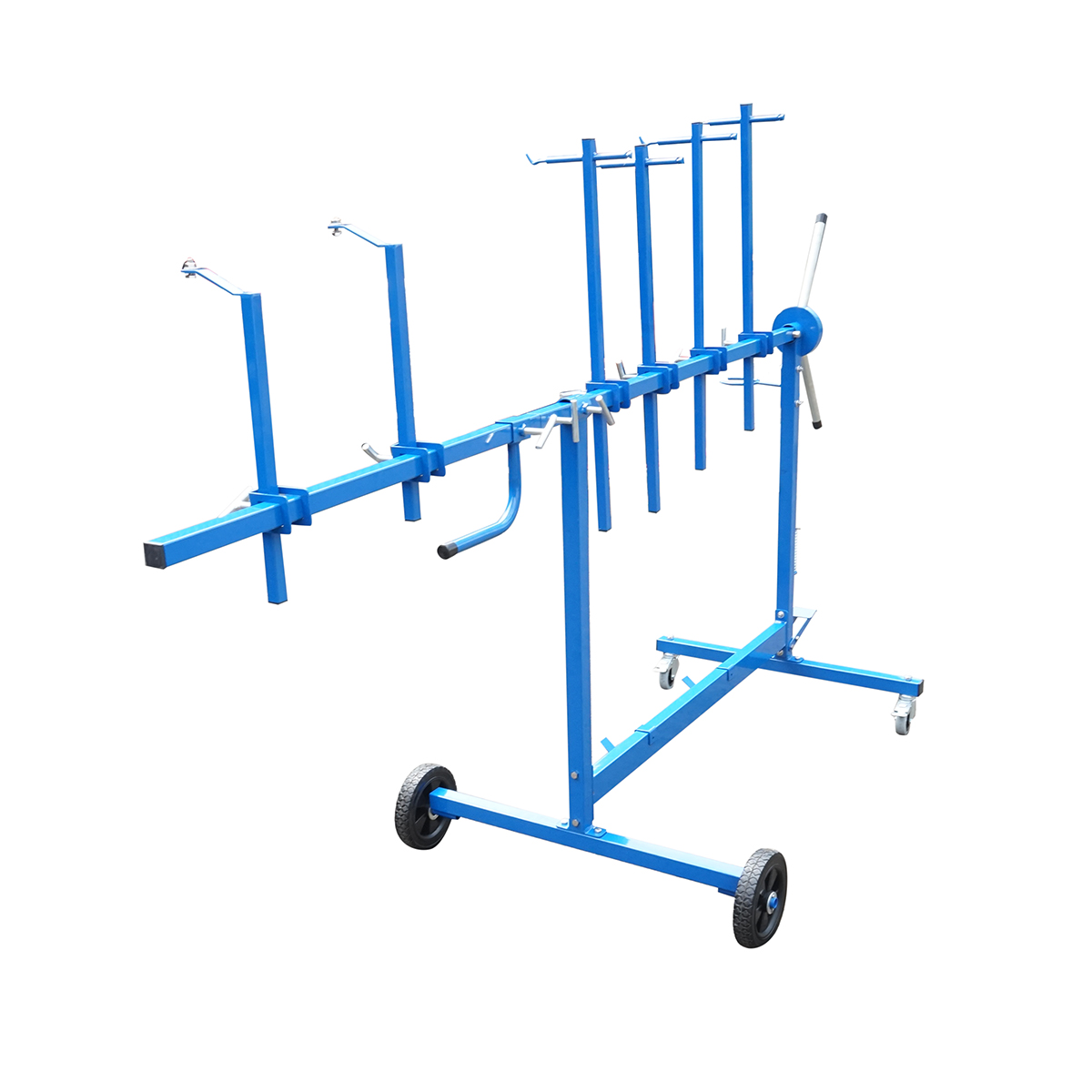 Stand rotativ mobil vopsire elemente caroserie auto cu 6 brate reglabile - imagine 2