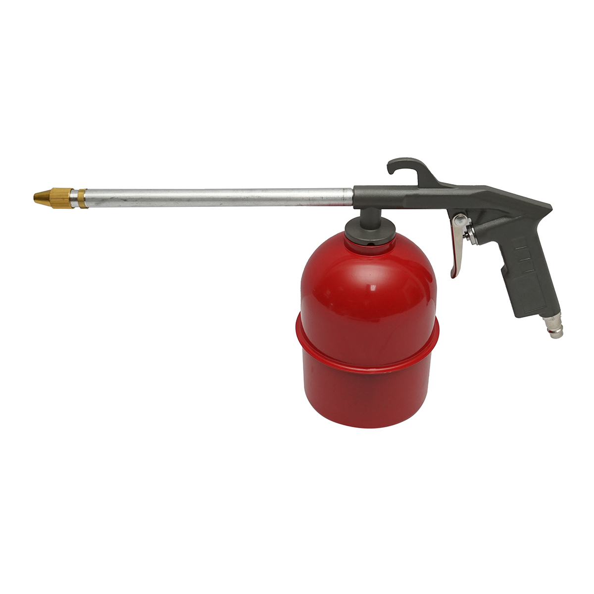 Set 5 piese aer comprimat cu furtun spiralat 5m, pistol spalat, vopsit, umflat si suflat aer Breckner Germany - imagine 3