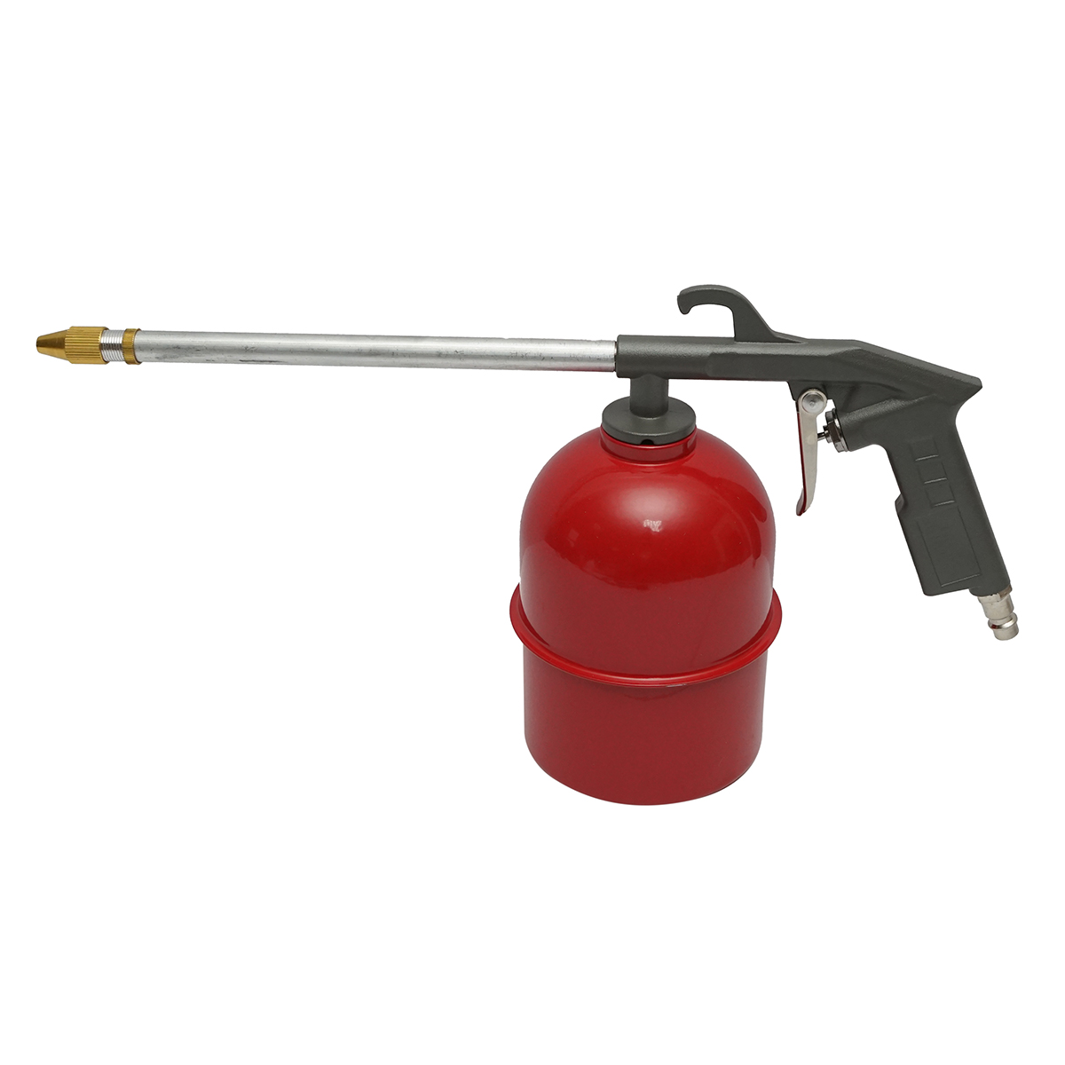 Set 5 piese aer comprimat cu furtun spiralat 5m, pistol spalat, vopsit, umflat si suflat aer Breckner Germany - imagine 3