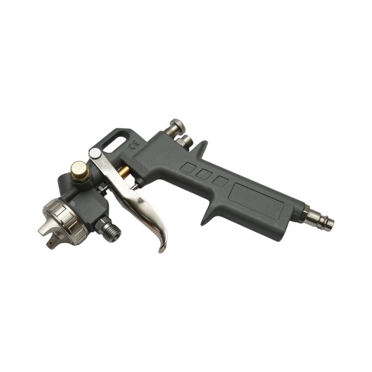 Set 5 piese aer comprimat cu furtun spiralat 5m, pistol spalat, vopsit, umflat si suflat aer Breckner Germany - imagine 5