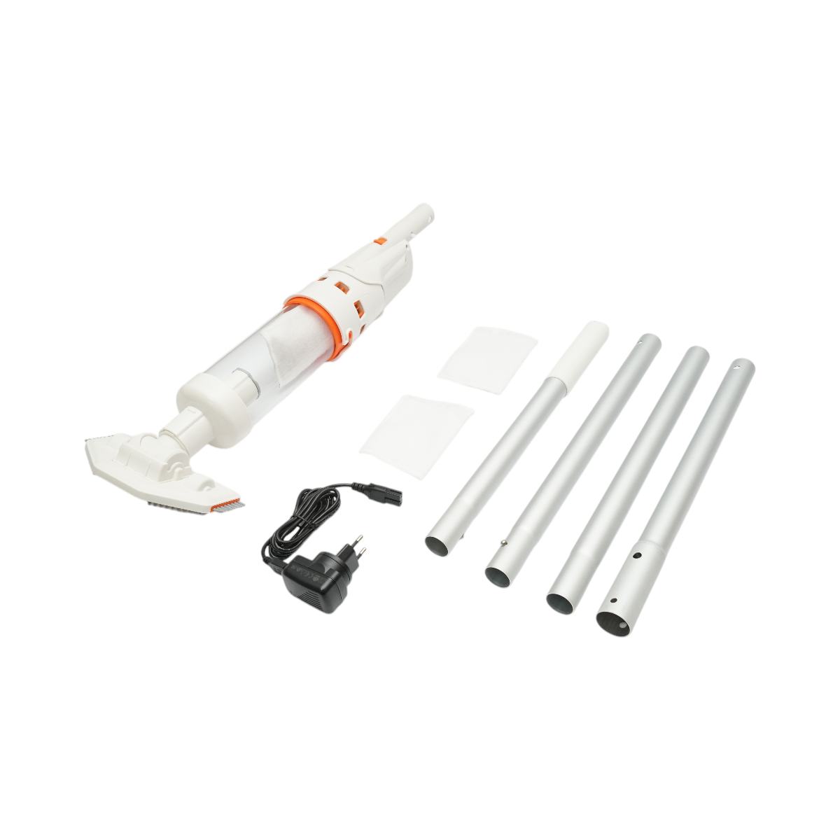 Aspirator piscina vertical fara fir, baterie 2200 mAh, rezervor 1L, adancime apa 45-200cm IPX8 - imagine 4
