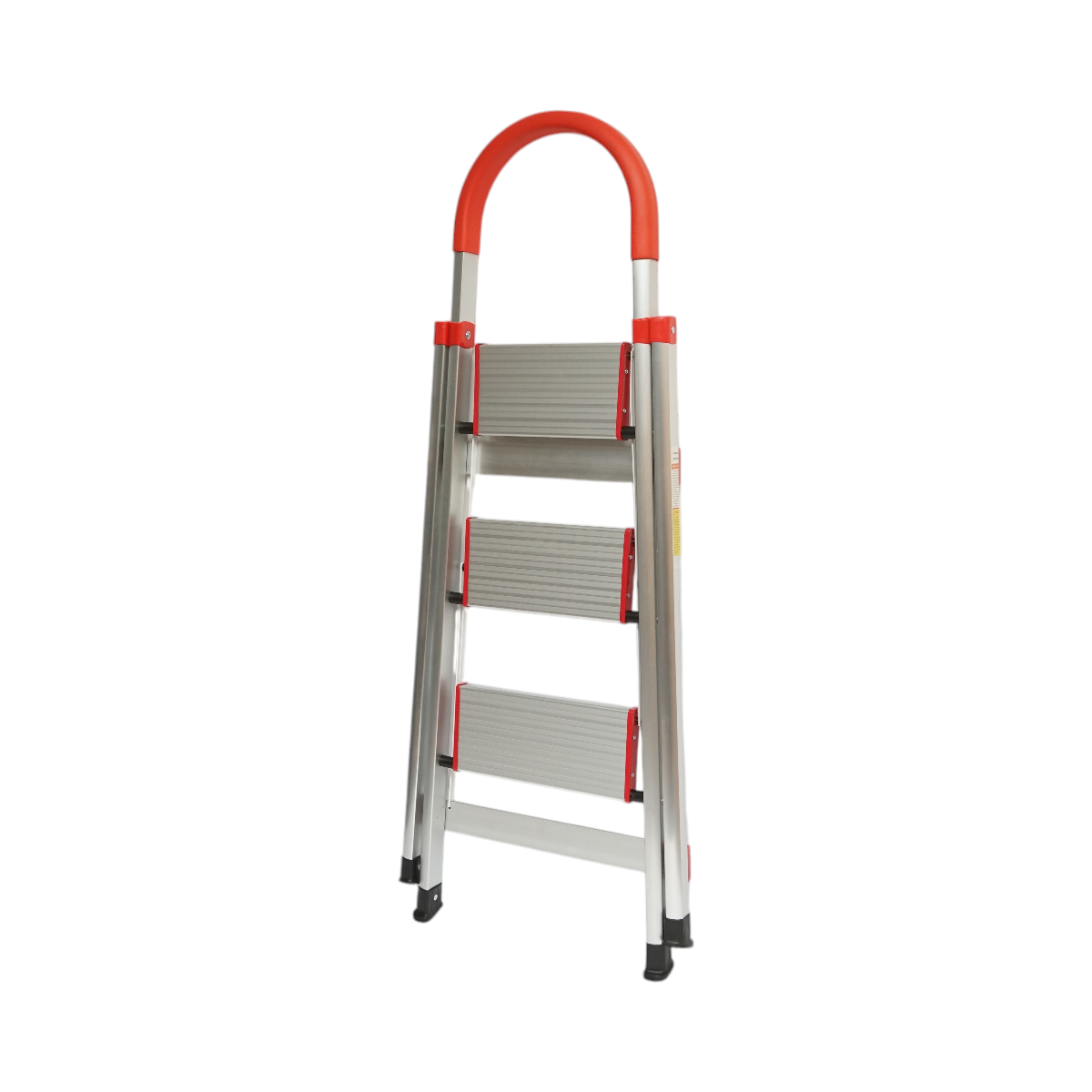 Scara aluminiu pliabila, 3 trepte antiderapante, inaltime 68cm, sarcina maxima 130Kg - imagine 3