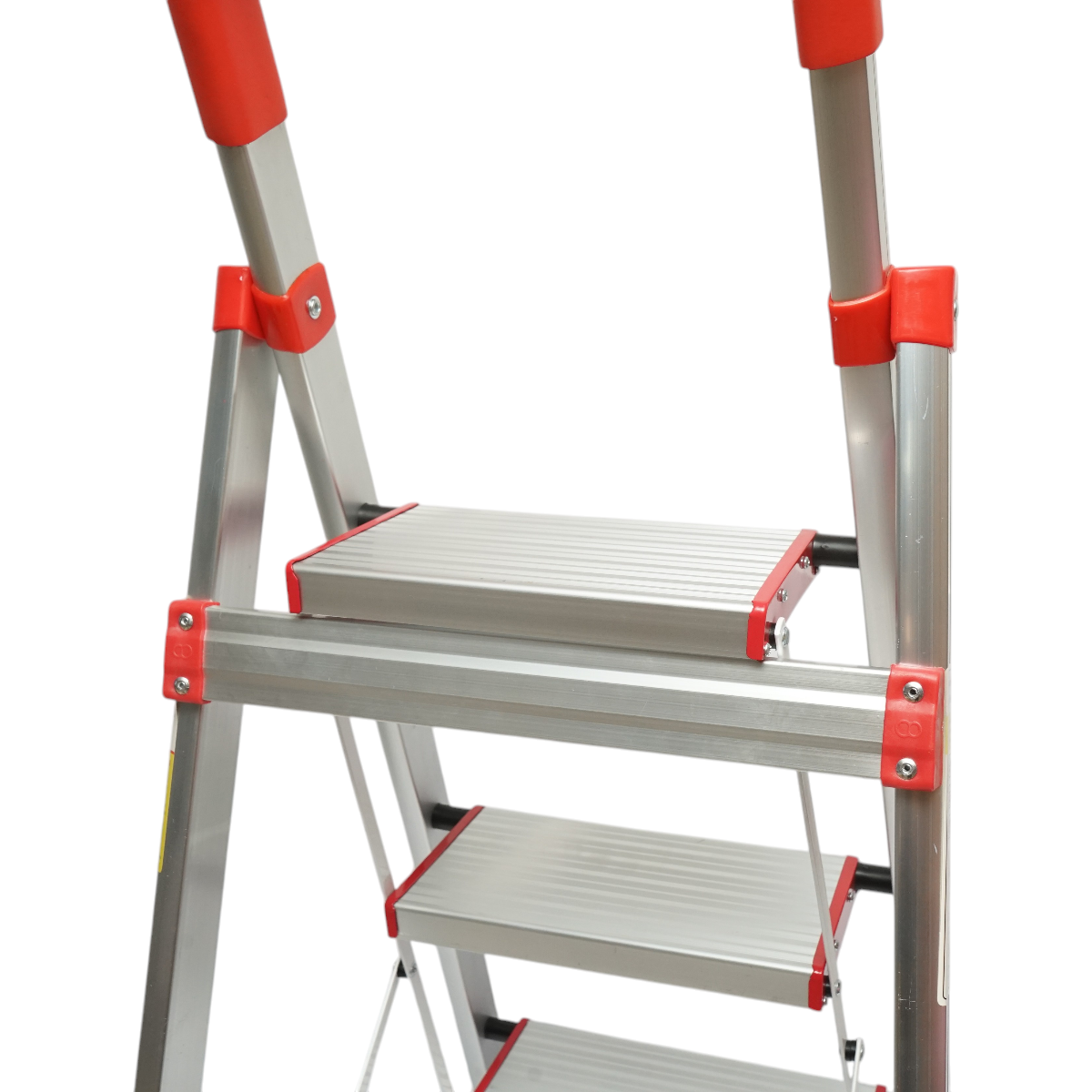 Scara aluminiu pliabila, 3 trepte antiderapante, inaltime 68cm, sarcina maxima 130Kg - imagine 8