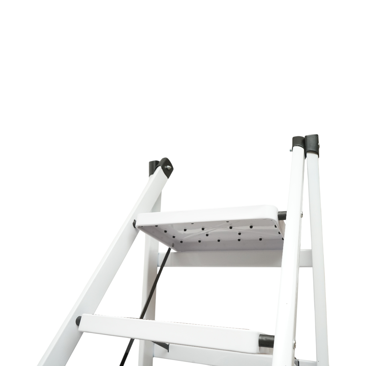 Scara metalica pliabila, 5 trepte cauciuc antiderapant, inaltime 154cm, sarcina maxima 150Kg - imagine 9