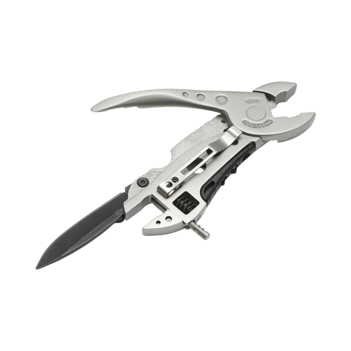 Cleste multifunctional pliabil din otel inoxidabil 175mm - imagine 2