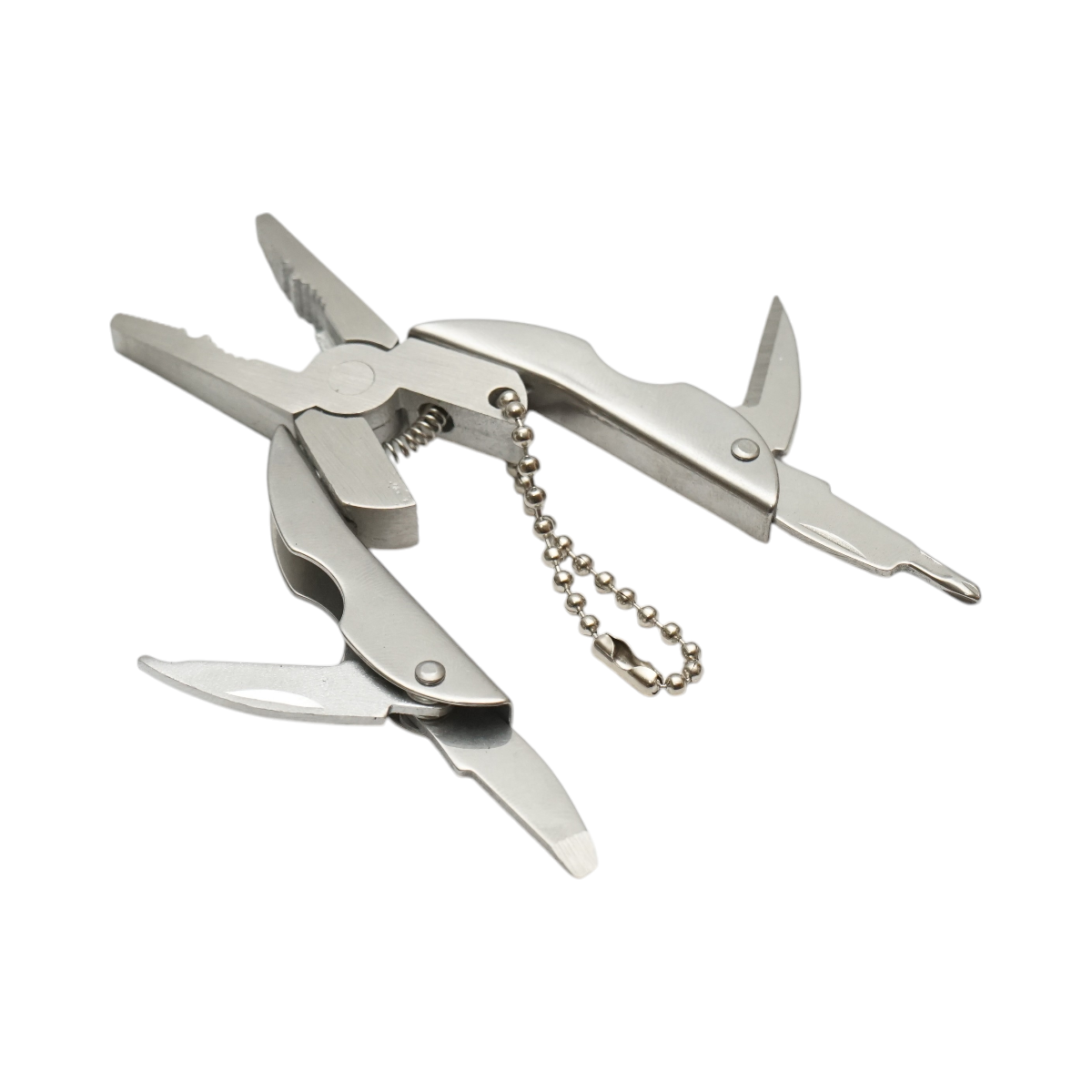 Cleste multifunctional pliabil tip breloc 50mm - imagine 5