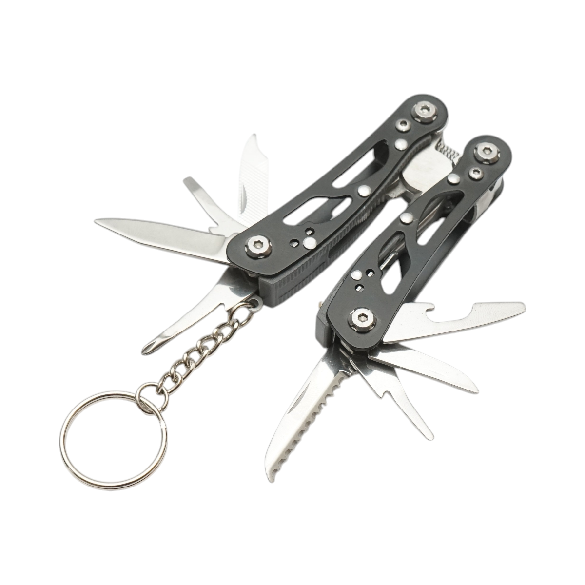 Cleste multifunctional pliabil 9 in 1 din otel inoxidabil 75mm - imagine 3