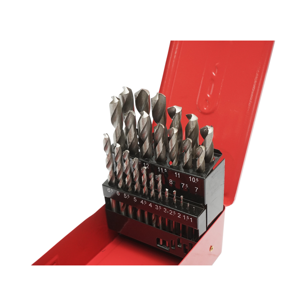 Set 25 burghie elicoidale 1-13mm pentru metal cu tija cilindrica - imagine 5