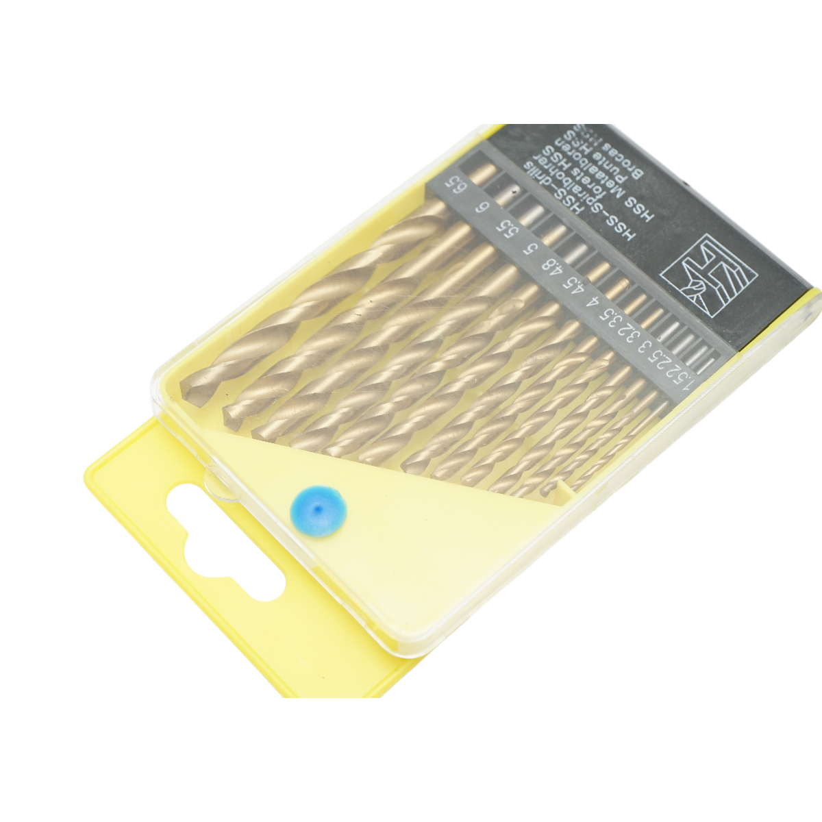 Set 13 burghie metal 1.5-6.5mm elicoidale HSS cu tija cilindrica - imagine 3