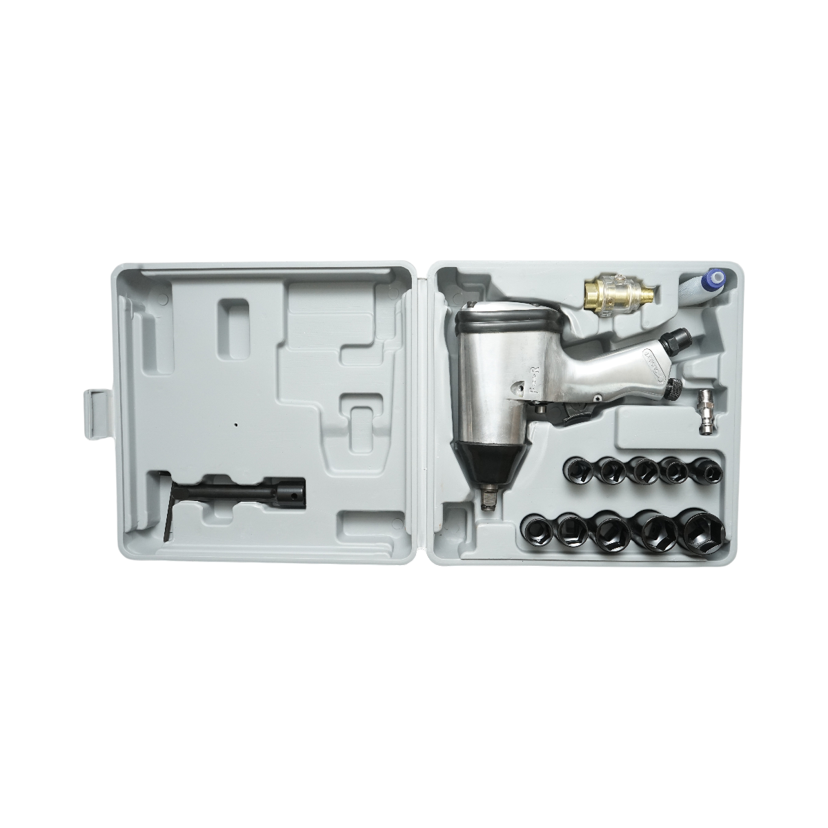 Pistol pneumatic de impact 1/2 cu chei tubulare 9-27mm, 340Nm, 7000rpm, presiune de lucru 6.3 bar Breckner Germany - imagine 2
