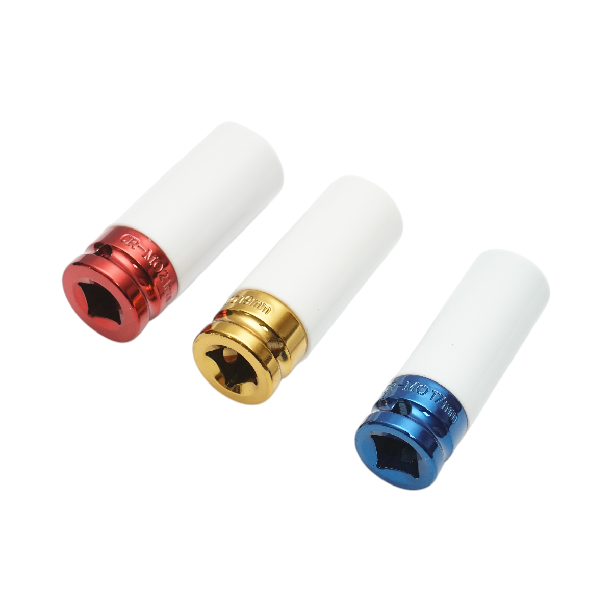 Trusa chei tubulare prezoane roti de impact cu protectie 17mm, 19mm, 21mm, patrat 1/2 inch Breckner Germany - imagine 5