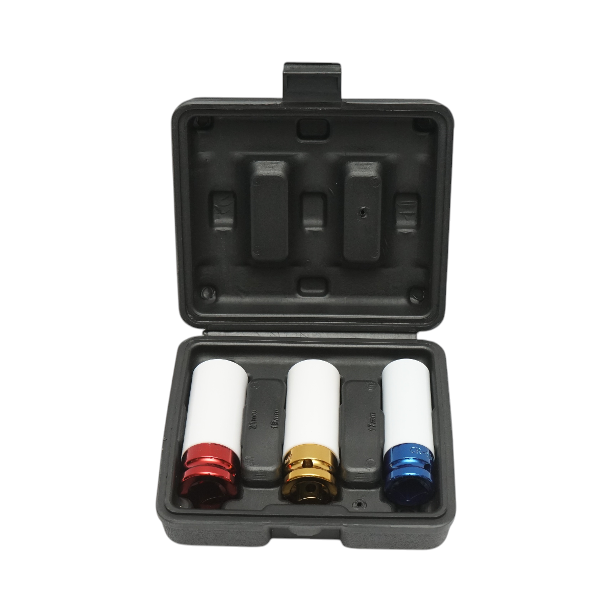 Trusa chei tubulare prezoane roti de impact cu protectie 17mm, 19mm, 21mm, patrat 1/2 inch Breckner Germany