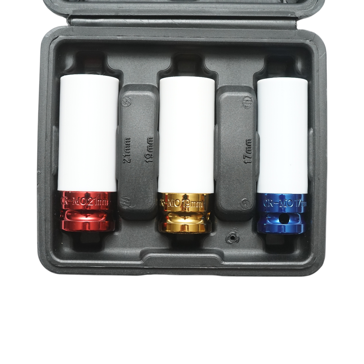 Trusa chei tubulare prezoane roti de impact cu protectie 17mm, 19mm, 21mm, patrat 1/2 inch Breckner Germany - imagine 3