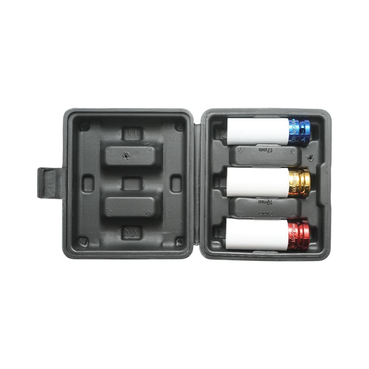 Trusa chei tubulare prezoane roti de impact cu protectie 17mm, 19mm, 21mm, patrat 1/2 inch Breckner Germany - imagine 2