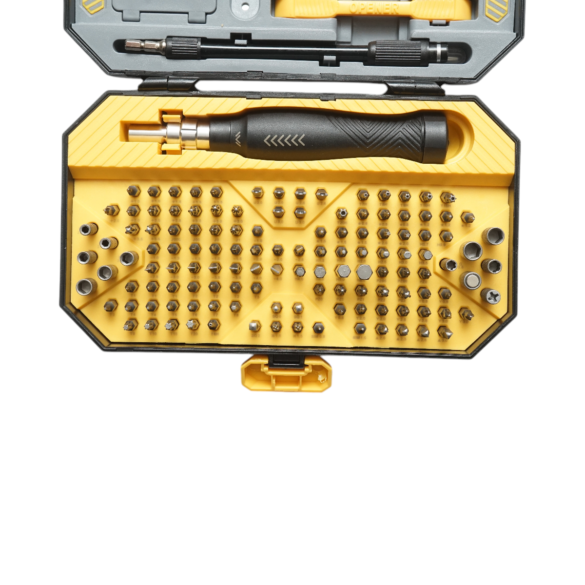 Trusa surubelnita de precizie profesionala cu biti torx, hex, cruce pentru electronice 145 piese Cr-V - imagine 4
