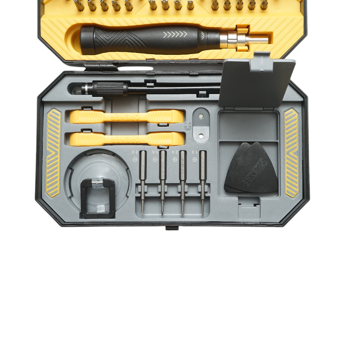 Trusa surubelnita de precizie profesionala cu biti torx, hex, cruce pentru electronice 145 piese Cr-V - imagine 5